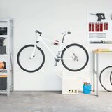 vidaXL Stalak za popravak bicikla zidni sklopivi crveno-crni čelični | shoptok.hr