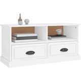 TV ormarić bijeli 93 x 35,5 x 45 cm od konstruiranog drva | shoptok.hr