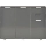  Komoda visoki sjaj siva 107x35x80,5 cm | shoptok.hr