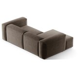 Cosmopolitan Design Rjava kotna sedežna garnitura (levi kot/z ležalnikom) Bergano – | Shoptok.si
