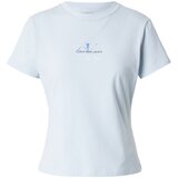 Calvin Klein Jeans Majica kraljevo modra / pastelno modra / črna / bela | Shoptok.si