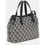 Guess Ročna torbica siva / črna / bela | Shoptok.si