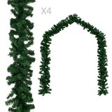 vidaXL Božićne girlande 4 kom zelene 270 cm PVC Cijene
