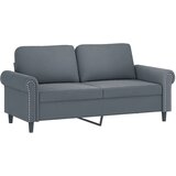  The Living Store Dvosed temno siv 140 cm žamet - Dvosed, (21450884) | Shoptok.si