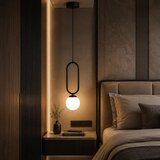 Opviq luster Loop-20456, 1 × E27, crni | Eponuda.com