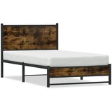 Metalni okvir kreveta bez madraca boja hrasta 100x190 cm | shoptok.hr