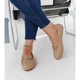 Gemre Beige matte-finish loafers Scafati | shoptok.hr