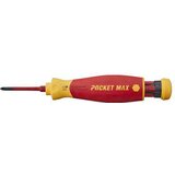 Wiha 45296 multifunkcionalni izolovani odvijač pocketmax®, sa bitovima u dršci Cene