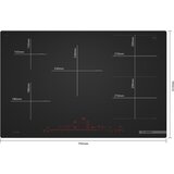 Bosch Accent line PXV82BDV1E indukcijska kuhalna plošča | Shoptok.si