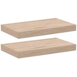  Plutajuće police 2 kom 40x23,5x4 cm od konstruiranog drva | shoptok.hr