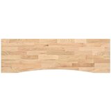 VidaXL Mizna plo&amp;scaron;ča neobdelan 160x50x2,5 cm trdna hrastovina Slike