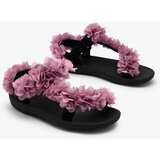 Resti Dark pink women's sandals with flowers Alferroy | Shoptok.si