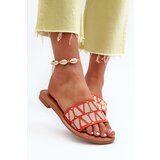 Boto Women's Flat Heel Sandals Orange Traivea | shoptok.hr