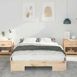  Krevetna konstrukcija Smeđa 135 x 190 cm | shoptok.hr