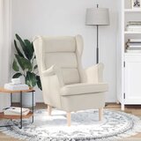  Fotelja bijela 74x84x100 cm lan | shoptok.hr