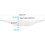 HOOMEE tesnilna tkanina za okno za prenosno klimatsko napravo in sušilni stroj - 400 cm | Shoptok.si