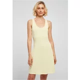 UC Ladies Women's modal short dress with back trousers, soft yellow