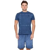 Leone 1947 Otroški kompleti Man T-Shirt Short Sleeves Old Wash Modra Cene