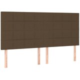  Okvir za krevet bez madraca tamnosmeđi 180x200 cm od tkanine | shoptok.hr
