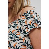 Marisse Strappy Blouse With Ruffles L-Ts-3773 L.Beige | Shoptok.si
