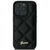 Guess PU Leather Quilted Zadní Kryt pro iPhone 16 Black Ovitek za telefon Vijolična | Shoptok.si