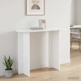  Konzolna stolica Bijela 100 x 39,5 x 75 cm Konstruirano drvo | shoptok.hr