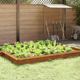 vidaXL Ograda protiv puževa 4 pcs Rđa 50 x 3,5 x 25 cm | shoptok.hr