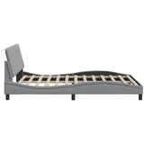  Okvir za krevet bez madraca Hanko svjetlosivi 140 x 190 cm od tkanine | shoptok.hr