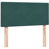 Box spring postelja z vzmetnico temno zelena 80x220 cm žamet, (21792442) | Shoptok.si