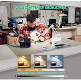 NOEVSBIG 2v1 LED 5kratno povečevalna namizna svetilka z objemko | Shoptok.si