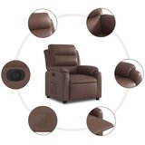  Električni naslanjač rjavo umetno usnje, (20928384) | Shoptok.si