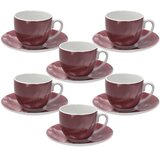 Tognana Set šoljica za kafu sa tacnama Colorplay, 6 komada, Ljubičasti | Eponuda.com