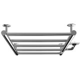  Kupatilski ljestvičasti radijator CLASSIC 65W/230V 66x42 cm nerđajući čelik/sjajni hrom desni | Eponuda.com