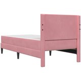  Okvir kreveta s madracem Ružičasta 90 x 190 cm Baršun | shoptok.hr