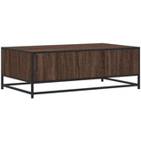 vidaXL Stolić za kavu boja smeđeg hrasta 100x57x35 cm od drva i metala | shoptok.hr