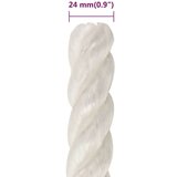  Delovna vrv bela 24 mm 25 m polipropilen | Shoptok.si