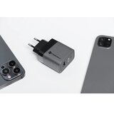 forcell F-Energy GaN omrežni polnilec – 45 W s priključkoma: USB C in USB A s PD in QC 4.0 polnjenjem | Shoptok.si