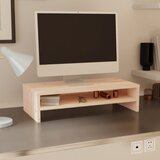 vidaXL Stalak za monitor 50 x 24 x 13 cm od masivne borovine Cijene