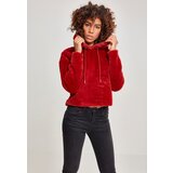UC Ladies Women's Oversize Short Teddy Hoody Burgundy | Shoptok.si