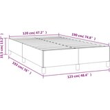  Posteljni okvir črn 120x190 cm žamet | Shoptok.si