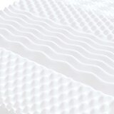  Madrac od pjene bijeli 140 x 190 cm 7 zona tvrdoća 20 ILD | shoptok.hr
