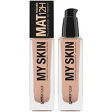 bellaoggi tekoča podlaga - My Skin Mat 12h Foundation - Neutral Rosy Cene