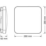 Osram LED plafonjera sa senzorom 18W 4000K IP20 | Eponuda.com