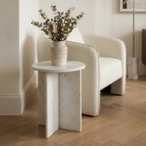 Premier Housewares Marmorna okrogla stranska mizica ø 40 cm Savio – | Shoptok.si