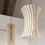 Nice Lamps Viseća svjetiljka u prirodnoj boji s drvenim sjenilom ø 30 cm Menges – | shoptok.hr
