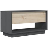 TV ormarić sivi 74 x 34 x 40 cm od masivne borovine | shoptok.hr