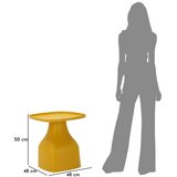 Mauro Ferretti Plastična okrogla stranska mizica ø 48 cm Gea – | Shoptok.si