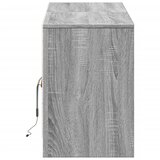 TV ormarić s LED svjetlima boja hrasta 139,5x34x50 cm drveni | shoptok.hr