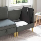  Kutna Sofa s Pohranom Tamnosiva Tkanina | shoptok.hr