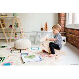 Lorena Canals Kremno bela pralna/ročno tkana bombažna preproga 140x200 cm Kaarol – | Shoptok.si